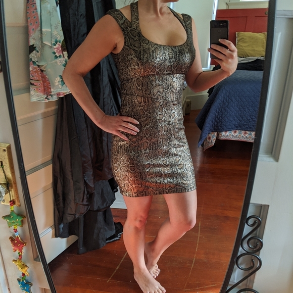 Guess Dresses & Skirts - GUESS Snakeskin Dress